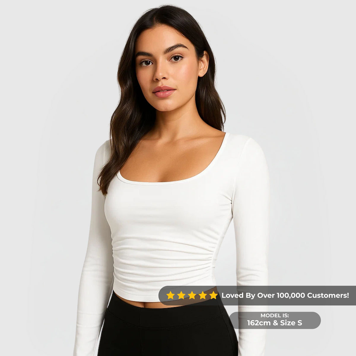 Everyday™ Pitkähihainen 3-Pack · Musta, Valkoinen & Nude