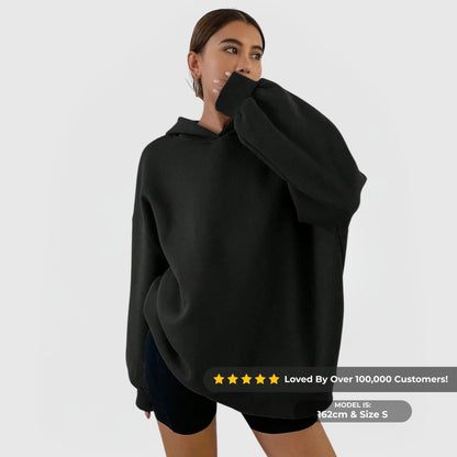 Oversized™ Essential Huppari – Musta